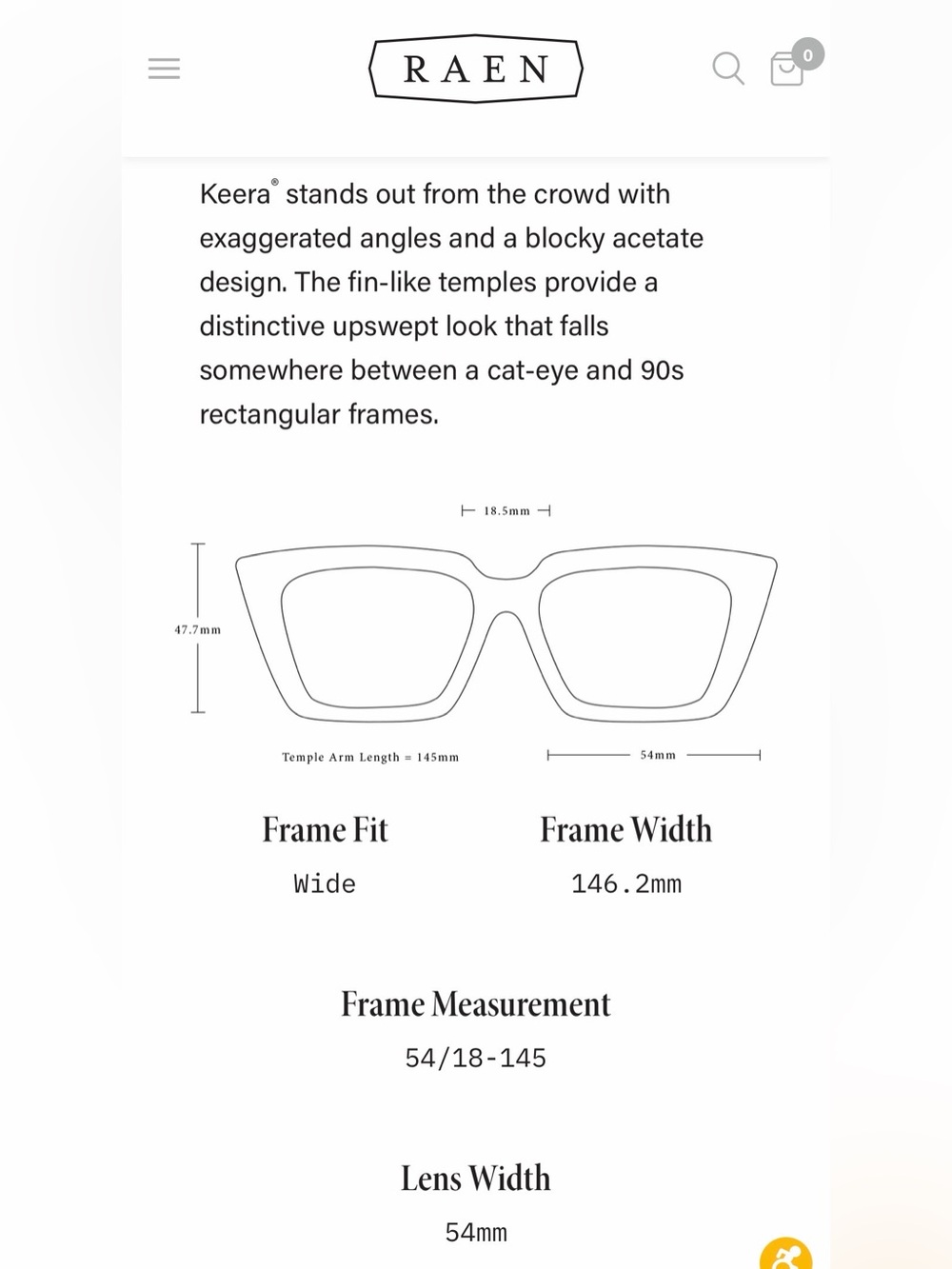 RAEN Keera Black Square Sunglasses - Picture 10 of 10